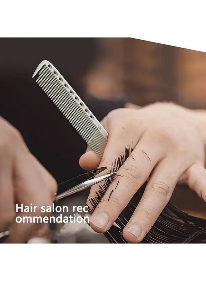 6pcs Set Hairdressing Comb With Scale Professional Hair Styling Comb For Barber Salon And Home Use - Image 2